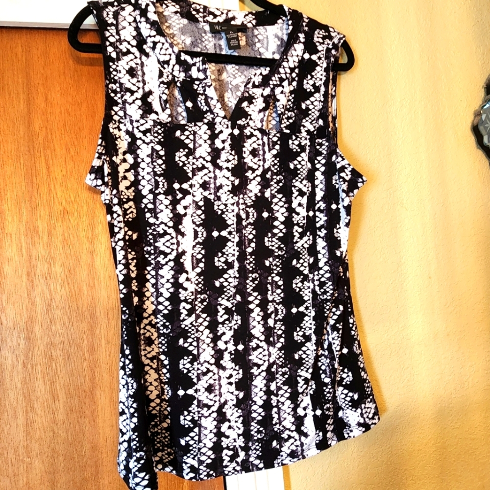 Womens XL INC INTERNATIONAL CONCEPTS tunic top snake print